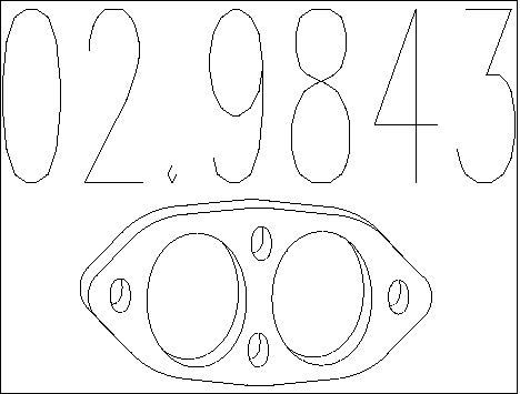 MTS Blīve, Izplūdes caurule 02.9843