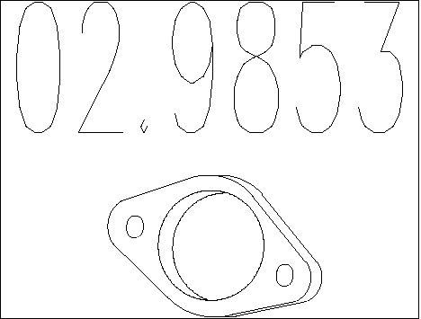 MTS Blīve, Izplūdes caurule 02.9853