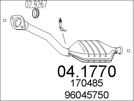 MTS Катализатор 04.1770
