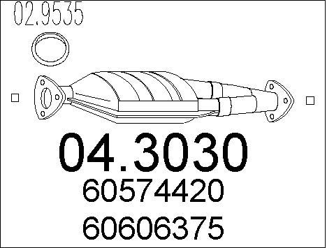 MTS Катализатор 04.3030