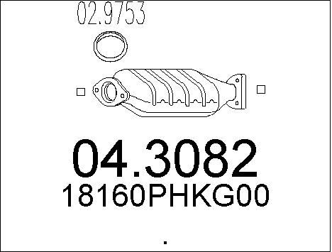 MTS Катализатор 04.3082