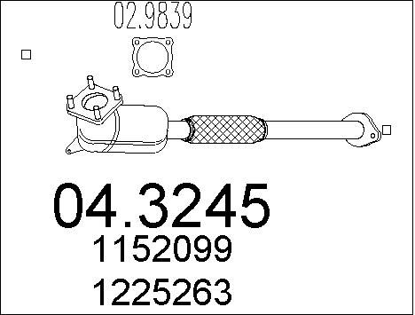 MTS Катализатор 04.3245