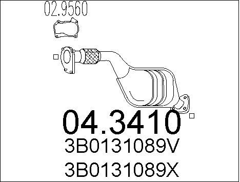 MTS Katalizators 04.3410