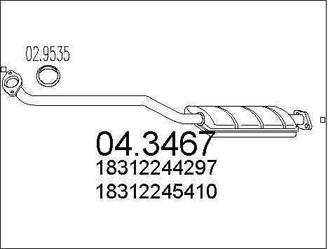 MTS Катализатор 04.3467
