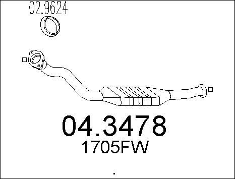 MTS Катализатор 04.3478