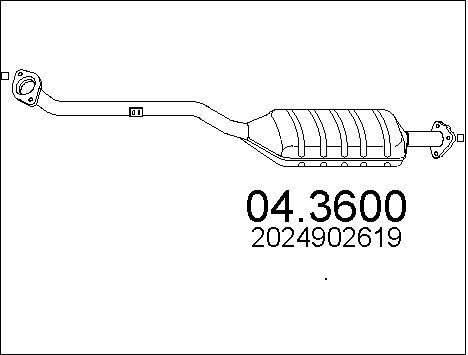 MTS Катализатор 04.3600