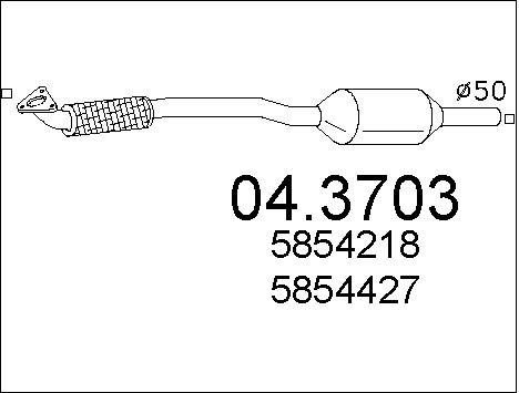 MTS Катализатор 04.3703