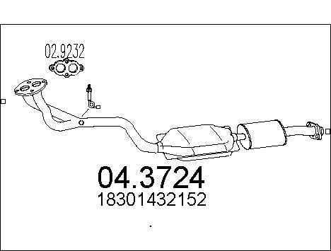 MTS Katalizators 04.3724