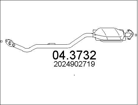 MTS Катализатор 04.3732