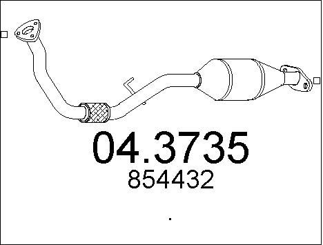 MTS Катализатор 04.3735
