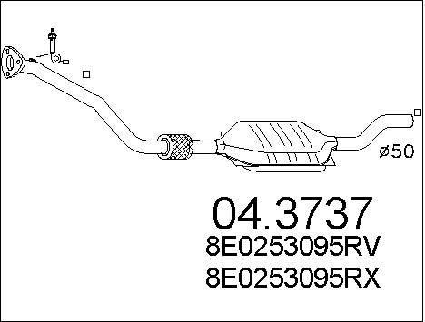 MTS Katalizators 04.3737