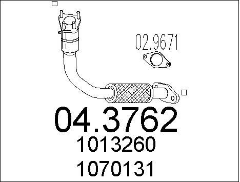 MTS Катализатор 04.3762