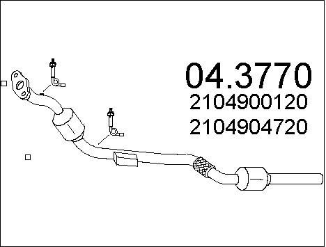 MTS Катализатор 04.3770