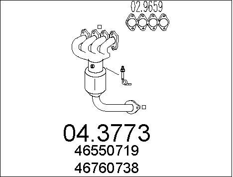 MTS Катализатор 04.3773