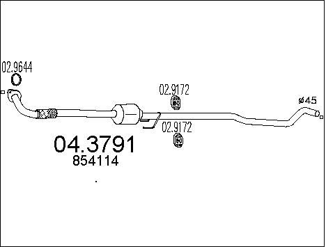 MTS Katalizators 04.3791