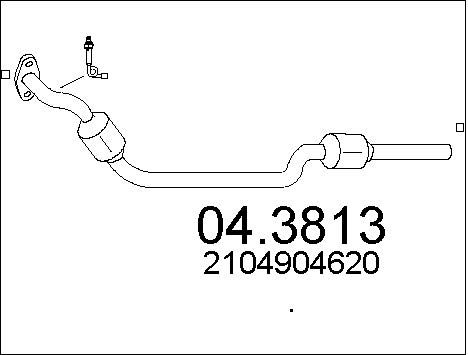 MTS Катализатор 04.3813