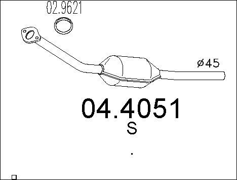 MTS Katalizators 04.4051