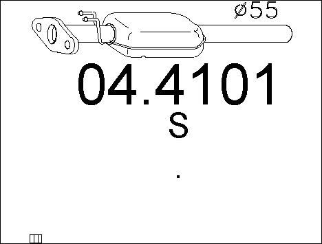 MTS Катализатор 04.4101