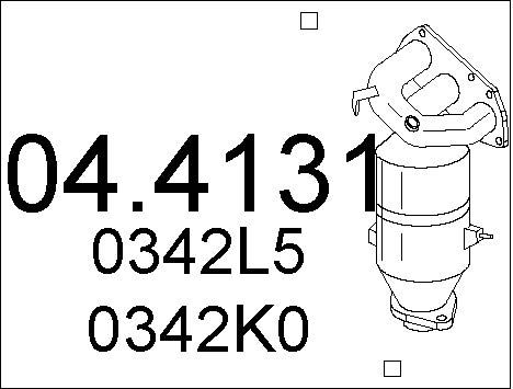 MTS Katalizators 04.4131