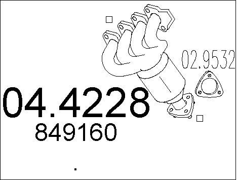 MTS Катализатор 04.4228