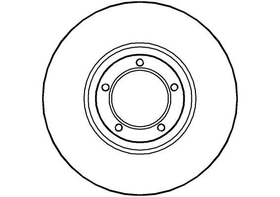 NATIONAL Тормозной диск NBD028