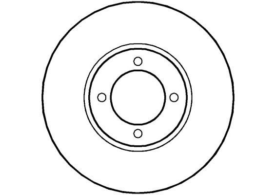 NATIONAL Тормозной диск NBD051