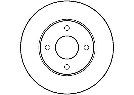 NATIONAL Тормозной диск NBD063