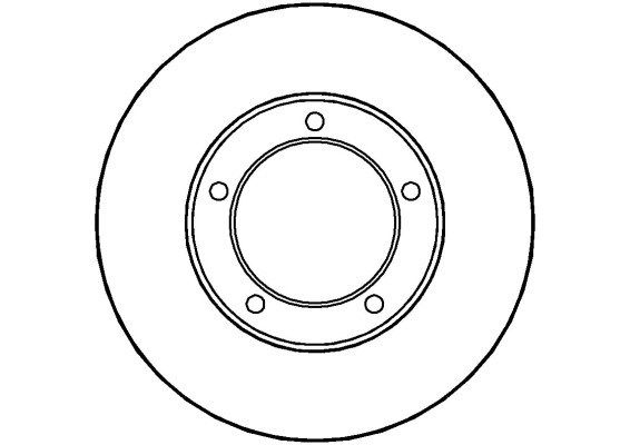 NATIONAL Тормозной диск NBD1011