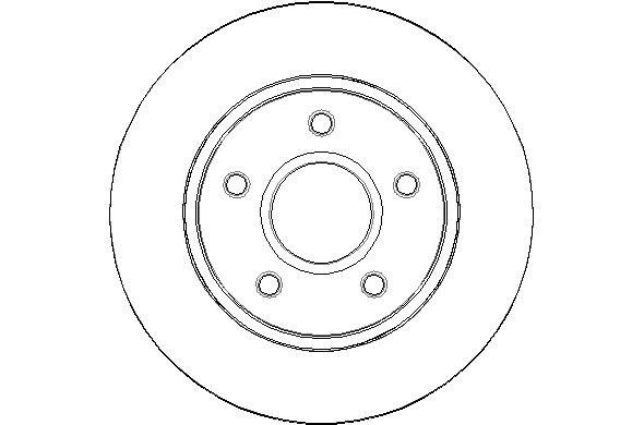 NATIONAL Тормозной диск NBD1677