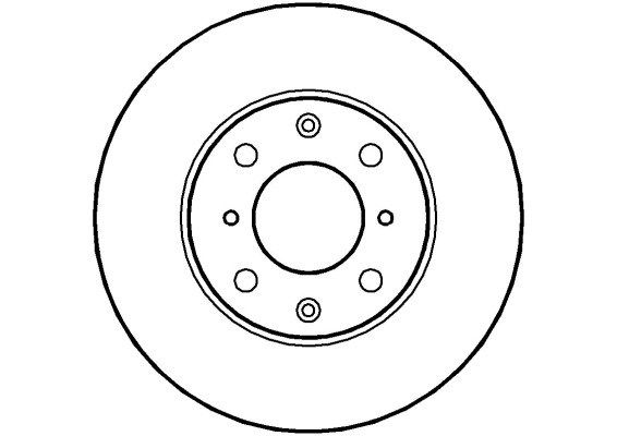 NATIONAL Тормозной диск NBD168