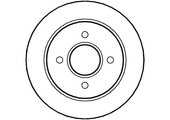NATIONAL Тормозной диск NBD435