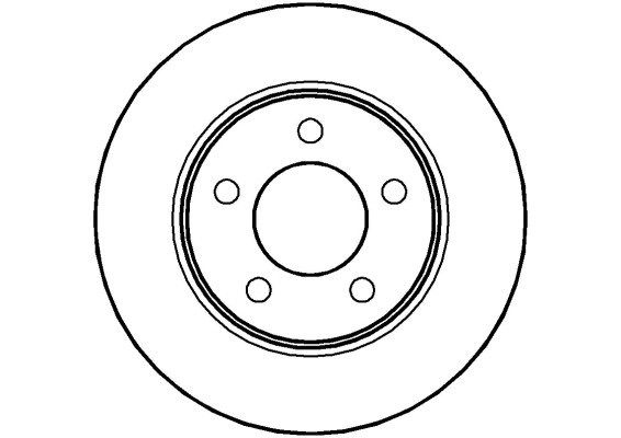 NATIONAL Тормозной диск NBD482