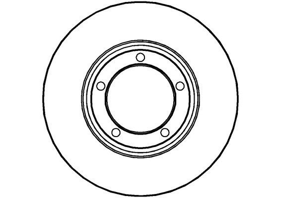 NATIONAL Тормозной диск NBD847