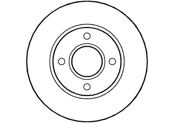 NATIONAL Тормозной диск NBD950