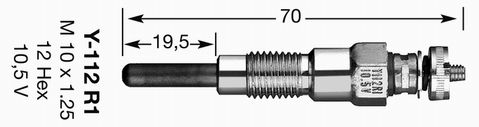 NGK Kvēlsvece 1032