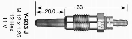 NGK Свеча накаливания 6599