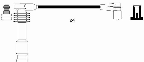 NGK Augstsprieguma vadu komplekts 8458
