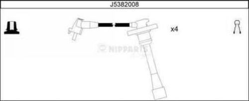 NIPPARTS Комплект проводов зажигания J5382008