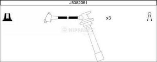 NIPPARTS Комплект проводов зажигания J5382061