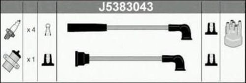 NIPPARTS Augstsprieguma vadu komplekts J5383043