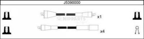 NIPPARTS Комплект проводов зажигания J5390000