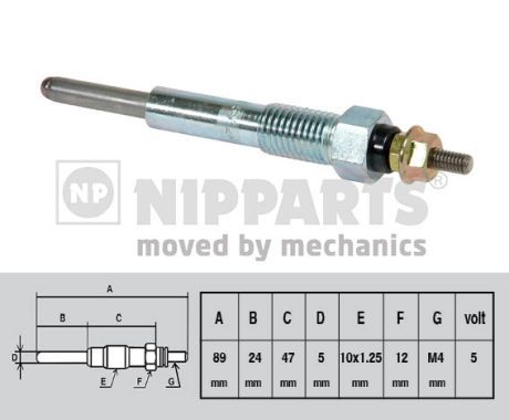 NIPPARTS Свеча накаливания J5719000