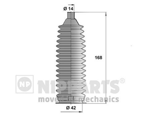 NIPPARTS Putekļusargu komplekts, Stūres iekārta N2848006