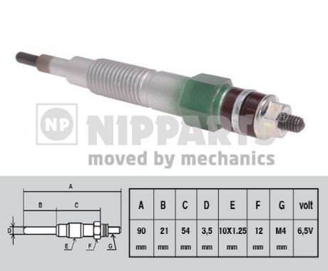 NIPPARTS Свеча накаливания N5711029