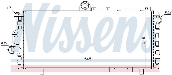 NISSENS Radiators, Motora dzesēšanas sistēma 60010