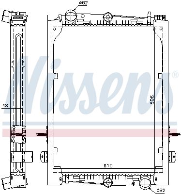 NISSENS Radiators, Motora dzesēšanas sistēma 61440A