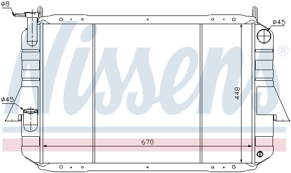 NISSENS Radiators, Motora dzesēšanas sistēma 62915