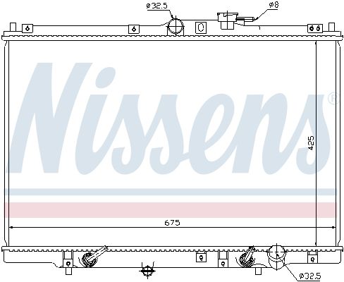 NISSENS Radiators, Motora dzesēšanas sistēma 63346