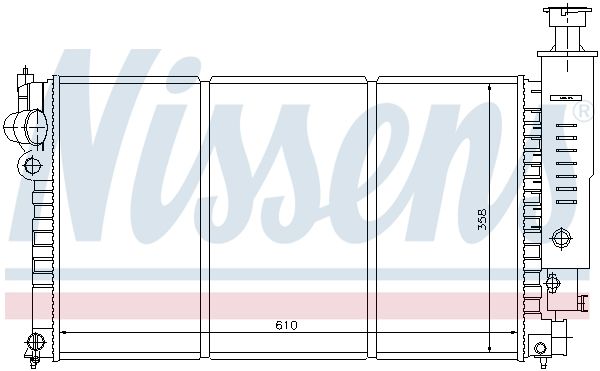 NISSENS Radiators, Motora dzesēšanas sistēma 63526