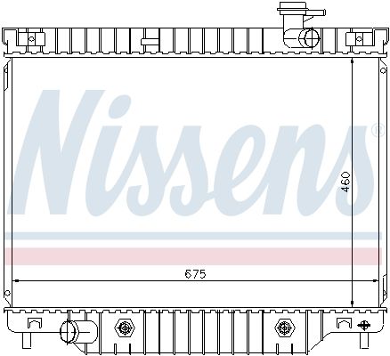 NISSENS Radiators, Motora dzesēšanas sistēma 69211